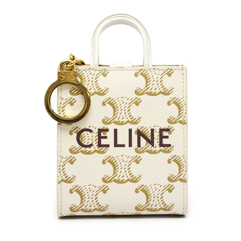 CELINE/セリーヌ】マイクロバーティカルカバ チャーム バッグ 小物 www